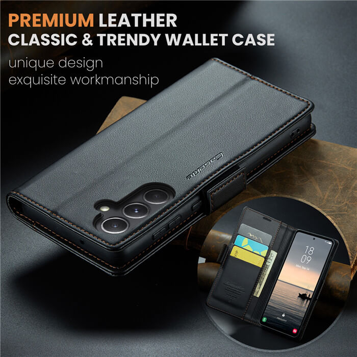 CaseMe Samsung Galaxy S23 FE Wallet RFID Blocking Case