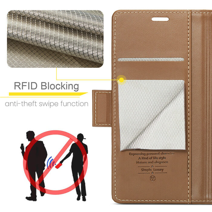 CaseMe Samsung Galaxy S23 FE Wallet RFID Blocking Case