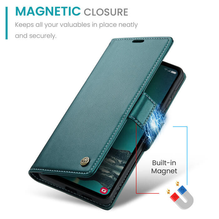 CaseMe Samsung Galaxy S23 FE Wallet RFID Blocking Case