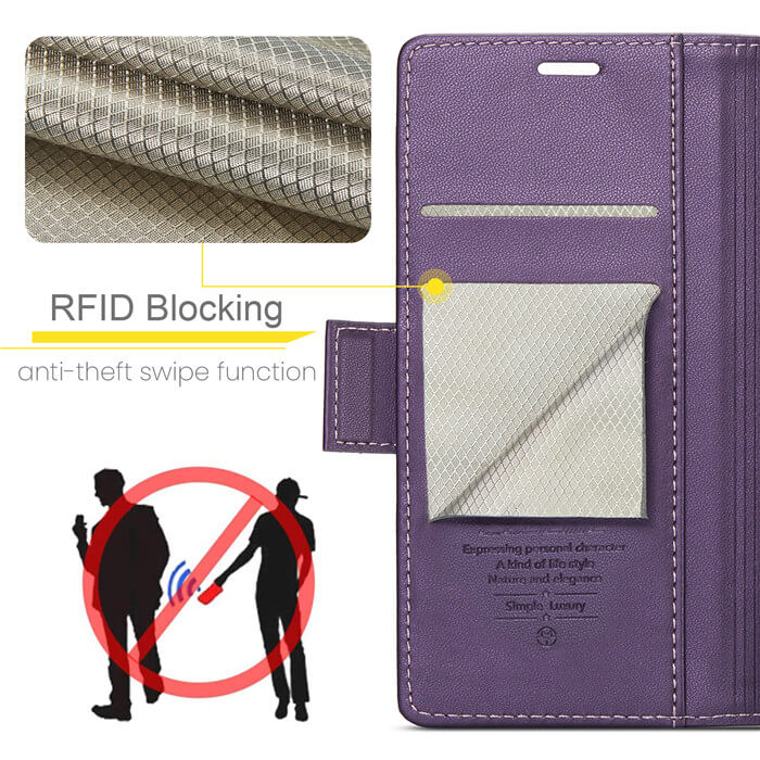 CaseMe Samsung Galaxy S23 FE Wallet RFID Blocking Case