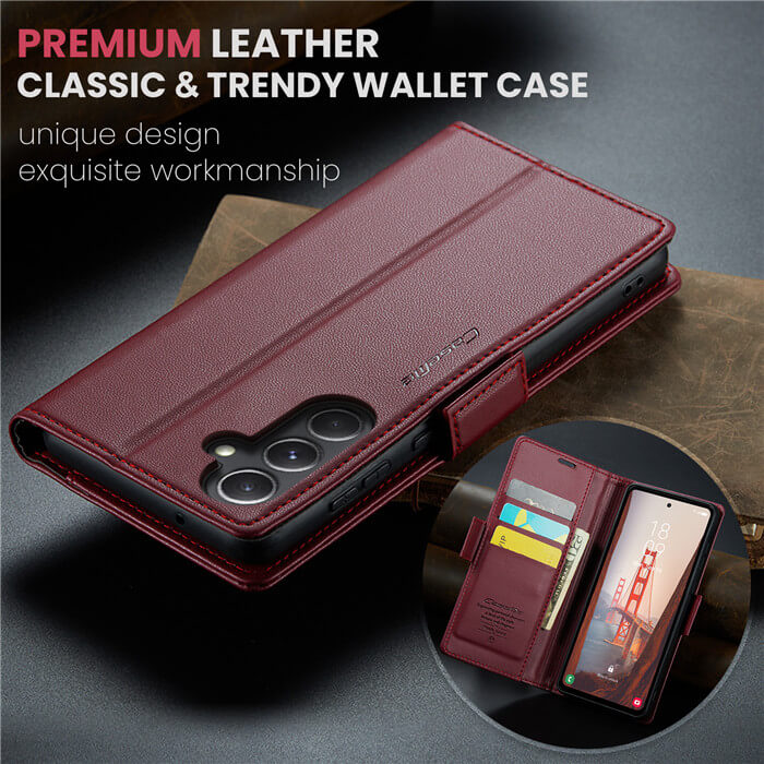 CaseMe Samsung Galaxy S23 FE Wallet RFID Blocking Case