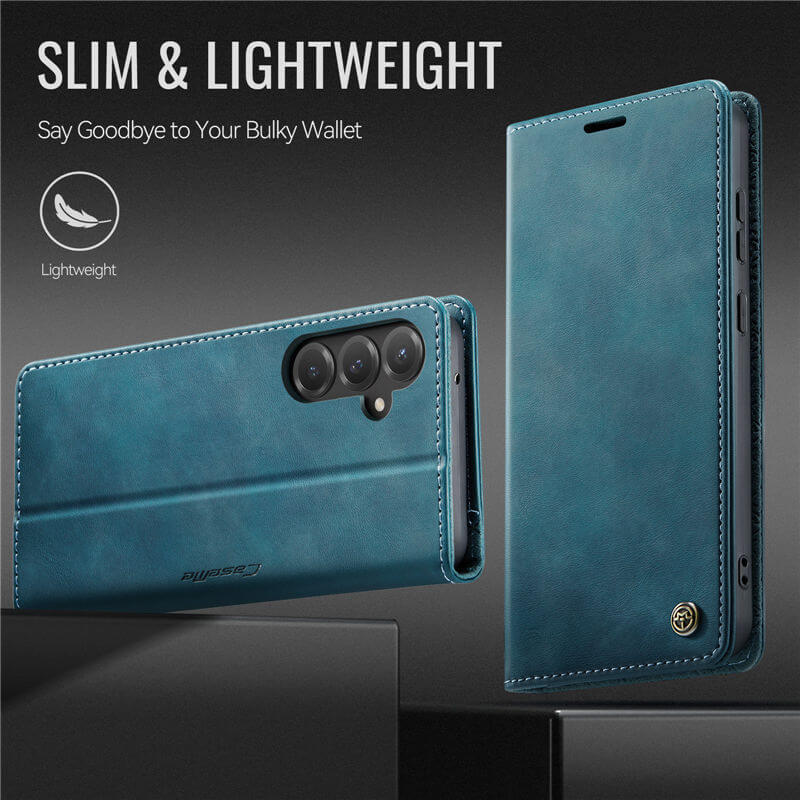 CaseMe Samsung Galaxy S23 FE Magnetic Wallet Case with RFID Blocking