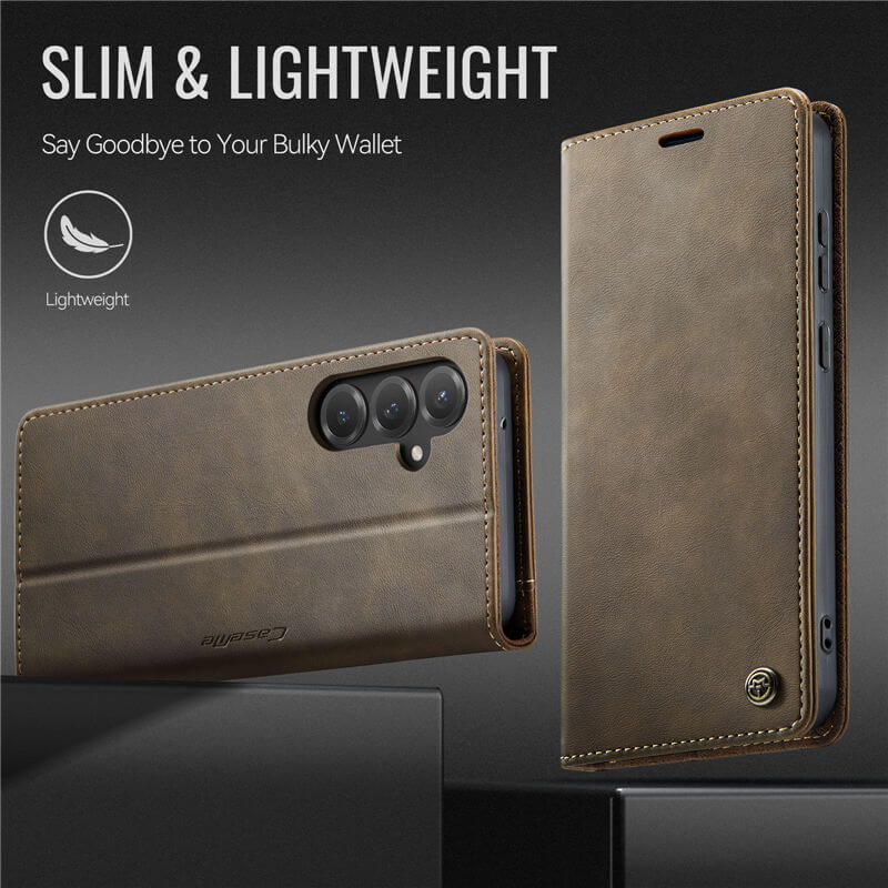 CaseMe Samsung Galaxy S23 FE Magnetic Wallet Case with RFID Blocking