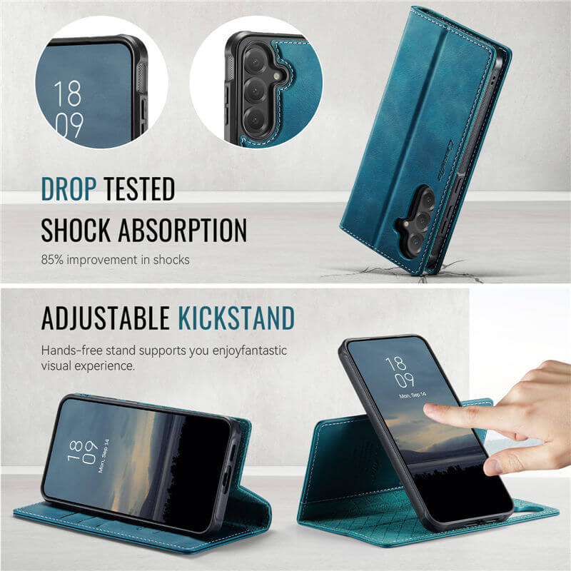 CaseMe Samsung Galaxy S23 FE 2-in-1 Magnetic Wallet Case