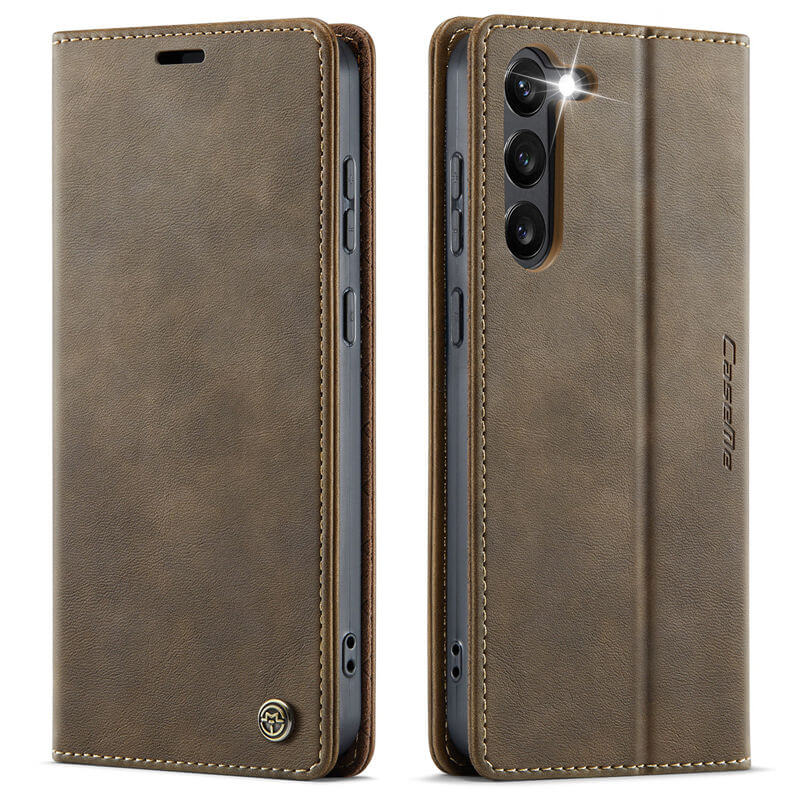 CaseMe Samsung Galaxy S23 Plus Magnetic Wallet Case with RFID Blocking