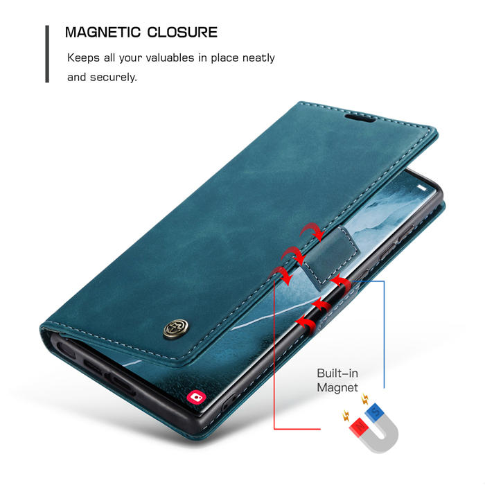 CaseMe Samsung Galaxy S23 Ultra Wallet Kickstand Magnetic Case