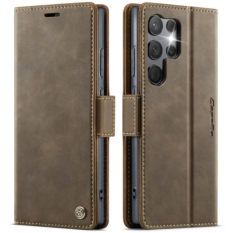 CaseMe Samsung Galaxy S23 Ultra Magnetic Wallet Case with RFID Blocking