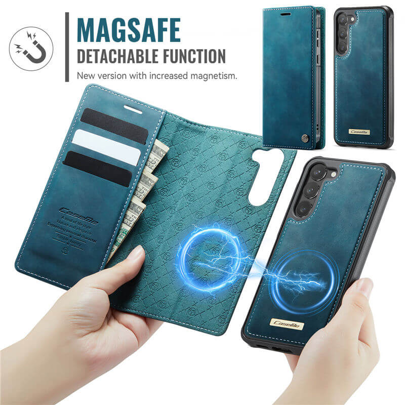 CaseMe Samsung Galaxy S23 2-in-1 Magnetic Wallet Case