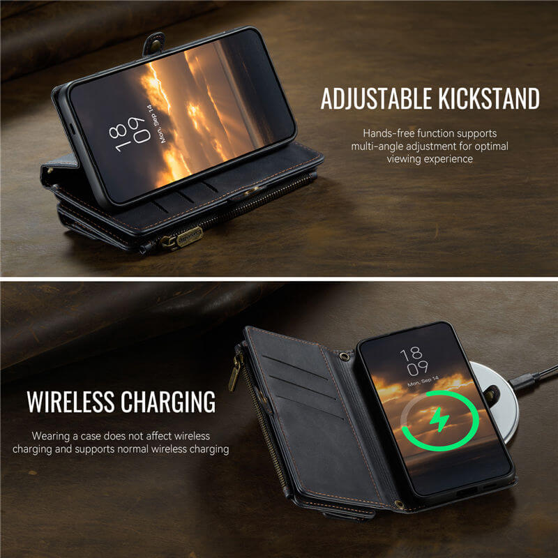 CaseMe Samsung Galaxy S25 Plus Crossbody Wallet Case