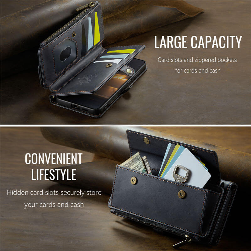 CaseMe Samsung Galaxy S25 Plus Crossbody Wallet Case