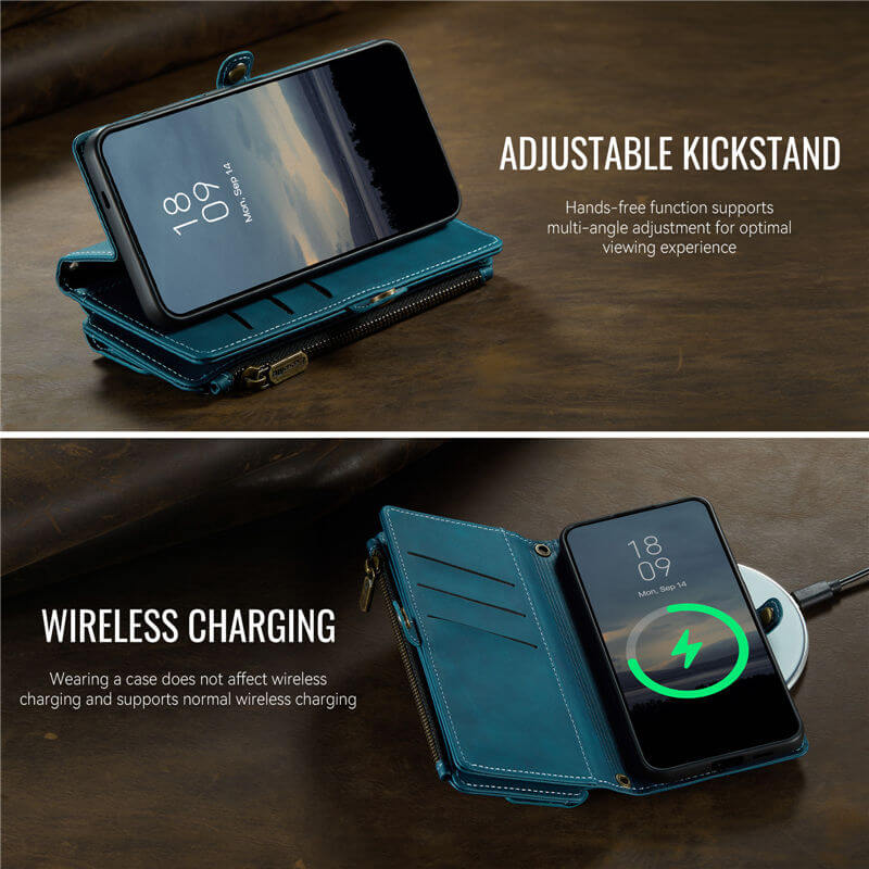 CaseMe Samsung Galaxy S25 Plus Crossbody Wallet Case