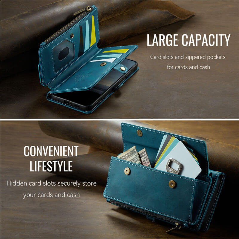 CaseMe Samsung Galaxy S25 Plus Crossbody Wallet Case