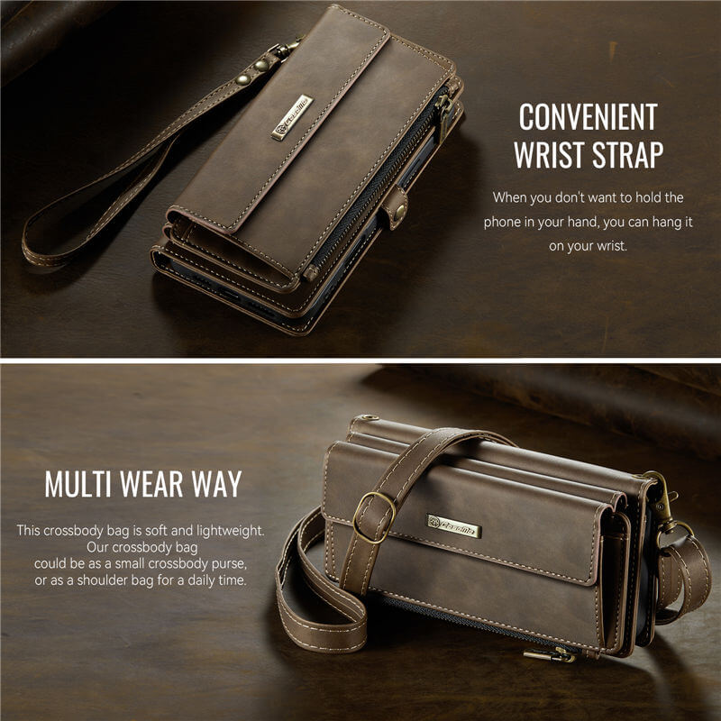 CaseMe Samsung Galaxy S25 Plus Crossbody Wallet Case