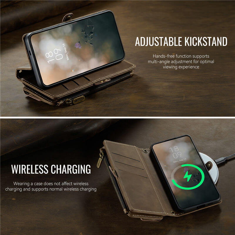 CaseMe Samsung Galaxy S25 Plus Crossbody Wallet Case