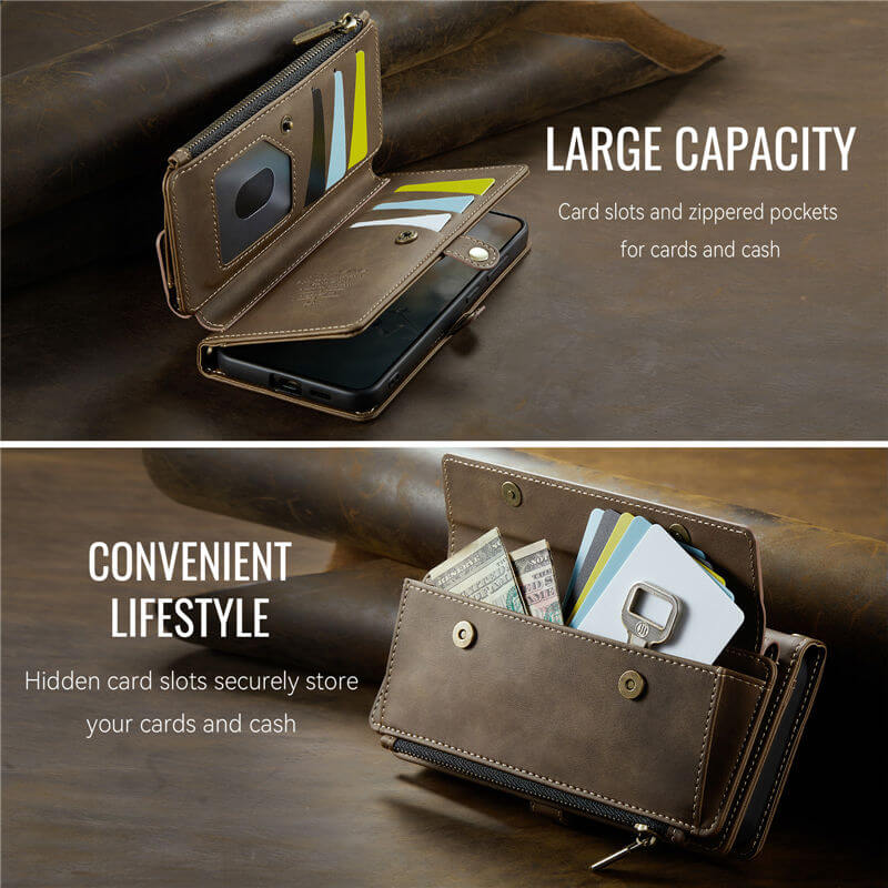 CaseMe Samsung Galaxy S25 Plus Crossbody Wallet Case