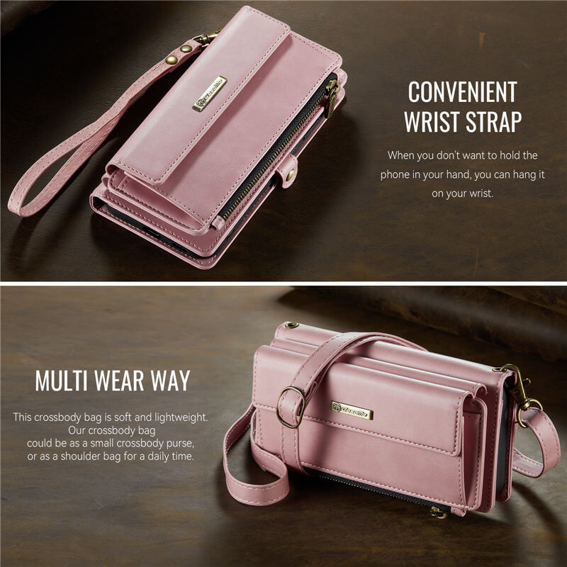 CaseMe Samsung Galaxy S24 FE Crossbody Wallet Case