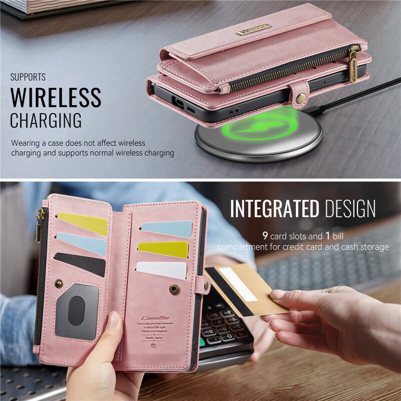 CaseMe Samsung Galaxy S24 FE Crossbody Wallet Case