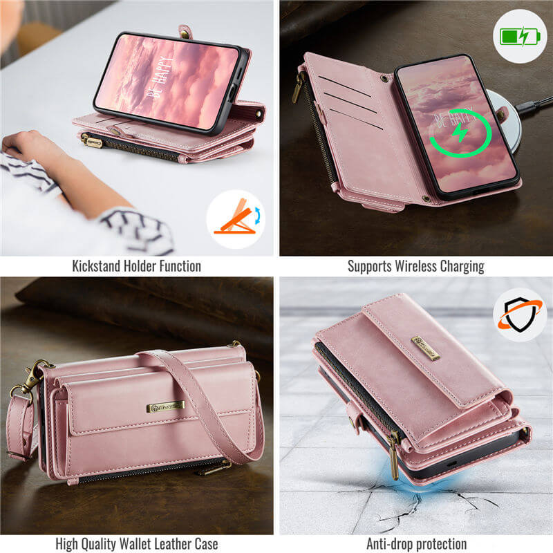 CaseMe Samsung Galaxy S24 FE Crossbody Wallet Case