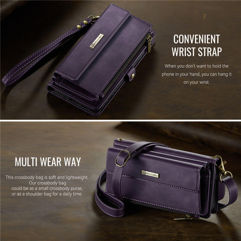 CaseMe Samsung Galaxy S24 FE Crossbody Wallet Case