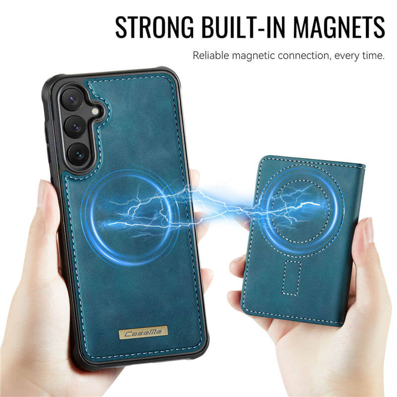 CaseMe Samsung Galaxy S25 FE 2-in-1 Detachable Magnetic Wallet Case