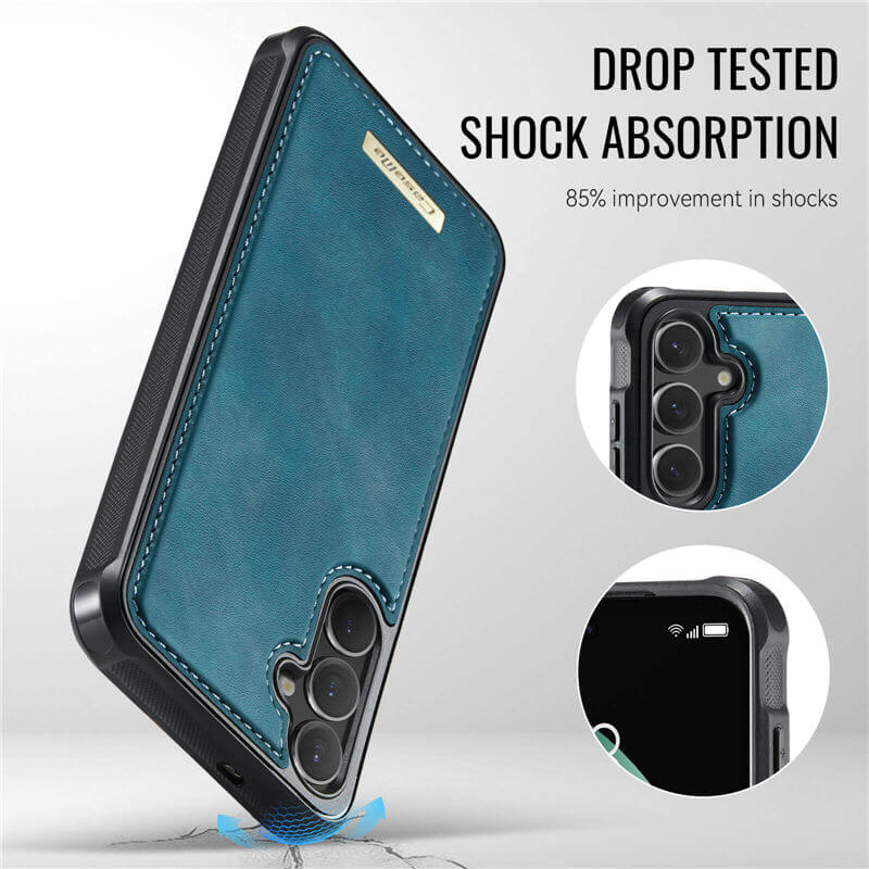 CaseMe Samsung Galaxy S25 FE 2-in-1 Detachable Magnetic Wallet Case