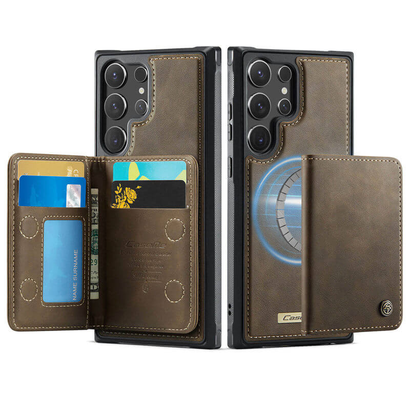 CaseMe Samsung Galaxy S24 Ultra 2-in-1 Detachable Magnetic Wallet Case