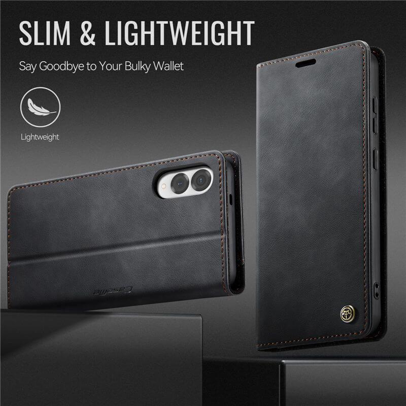 CaseMe Samsung Galaxy S25 Edge Magnetic Wallet Case with RFID Blocking