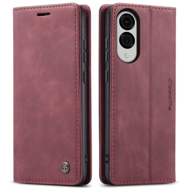 CaseMe Samsung Galaxy S25 Edge Wallet Suede Leather Case