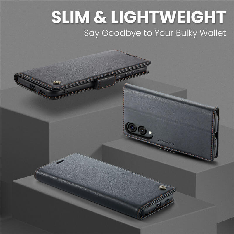 CaseMe Samsung Galaxy S25 Edge Wallet RFID Blocking Case