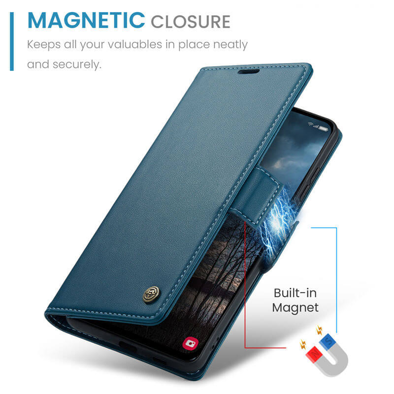 CaseMe Samsung Galaxy S25 Edge Wallet RFID Blocking Case