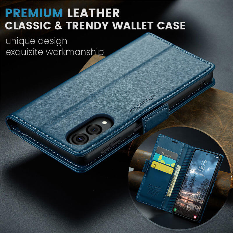 CaseMe Samsung Galaxy S25 Edge Wallet RFID Blocking Case