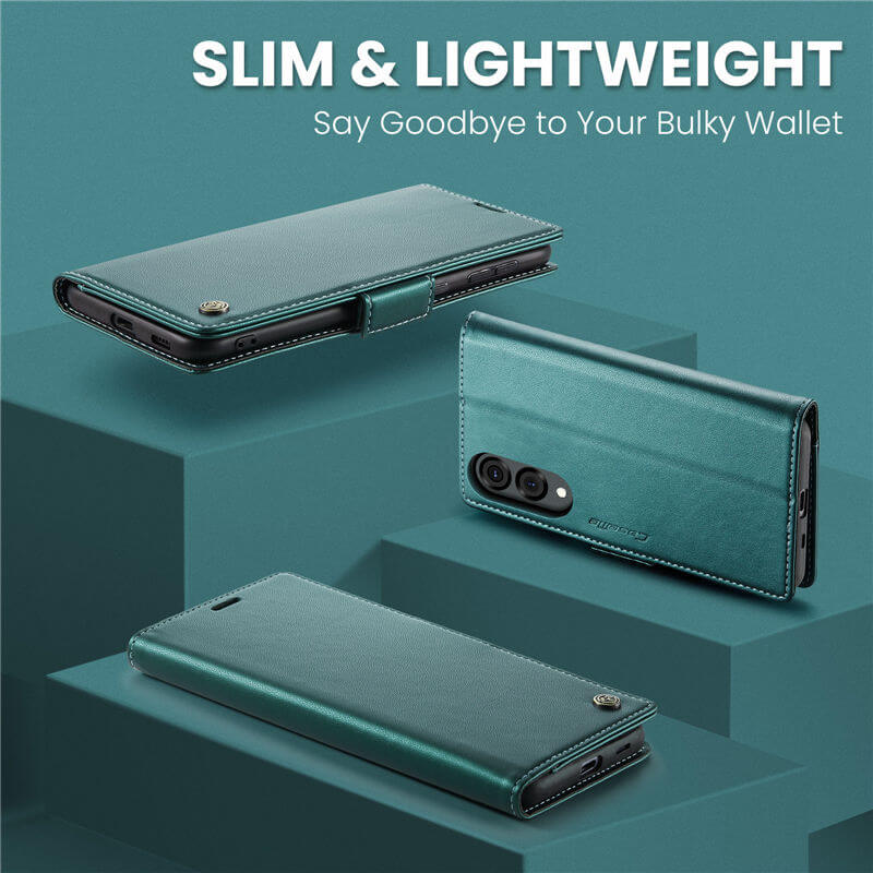 CaseMe Samsung Galaxy S25 Edge Wallet RFID Blocking Case
