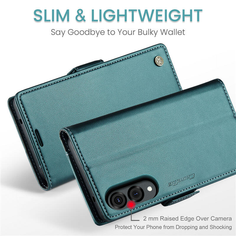 CaseMe Samsung Galaxy S25 Edge Wallet RFID Blocking Case