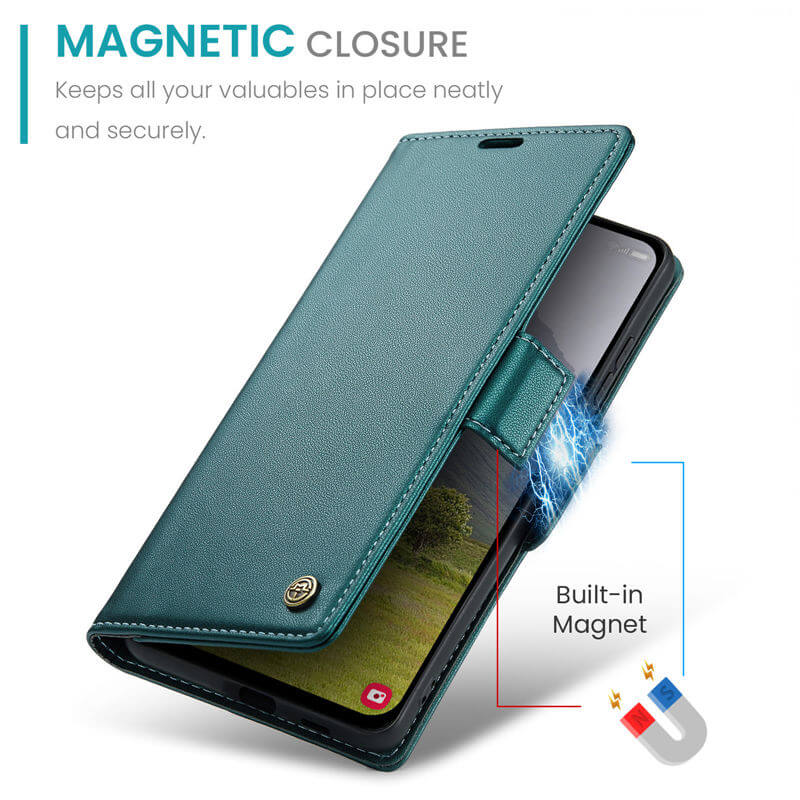 CaseMe Samsung Galaxy S25 Edge Wallet RFID Blocking Case
