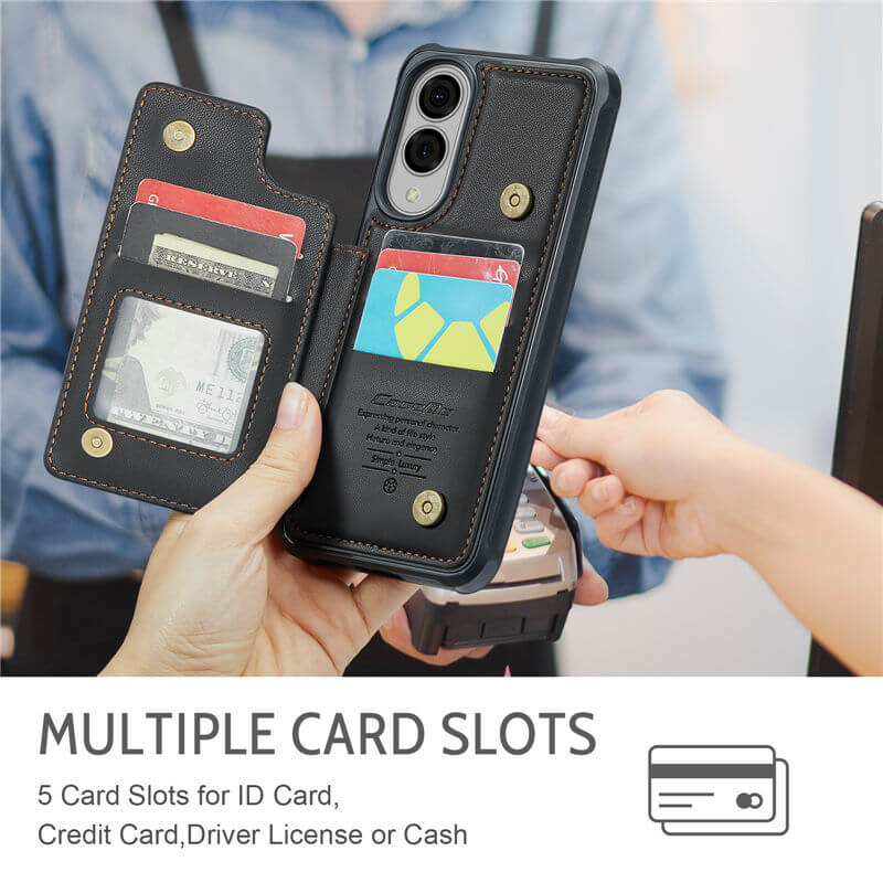 CaseMe Samsung Galaxy S25 Edge RFID Blocking Card Holder Case