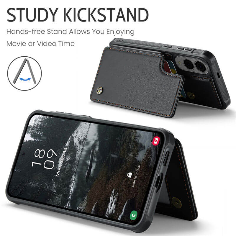 CaseMe Samsung Galaxy S25 Edge RFID Blocking Card Holder Case