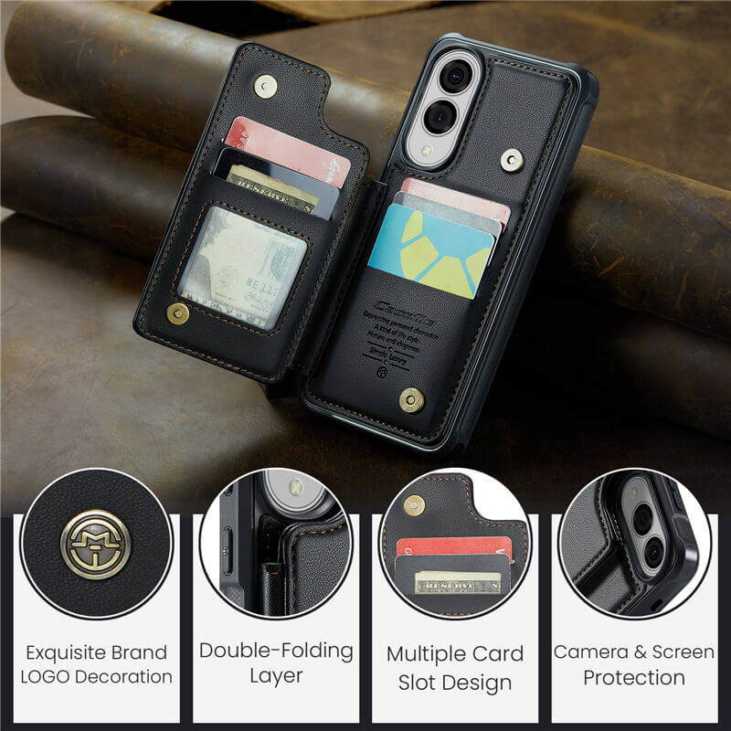CaseMe Samsung Galaxy S25 Edge RFID Blocking Card Holder Case