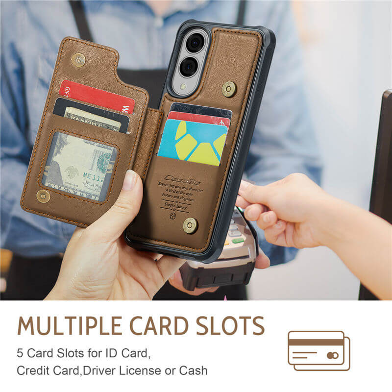 CaseMe Samsung Galaxy S25 Edge RFID Blocking Card Holder Case
