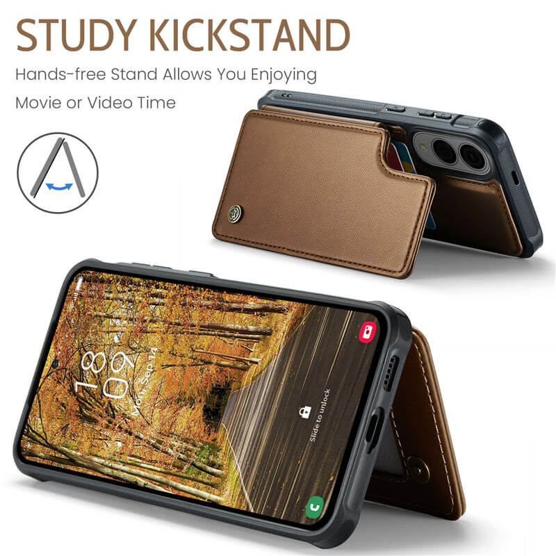 CaseMe Samsung Galaxy S25 Edge RFID Blocking Card Holder Case