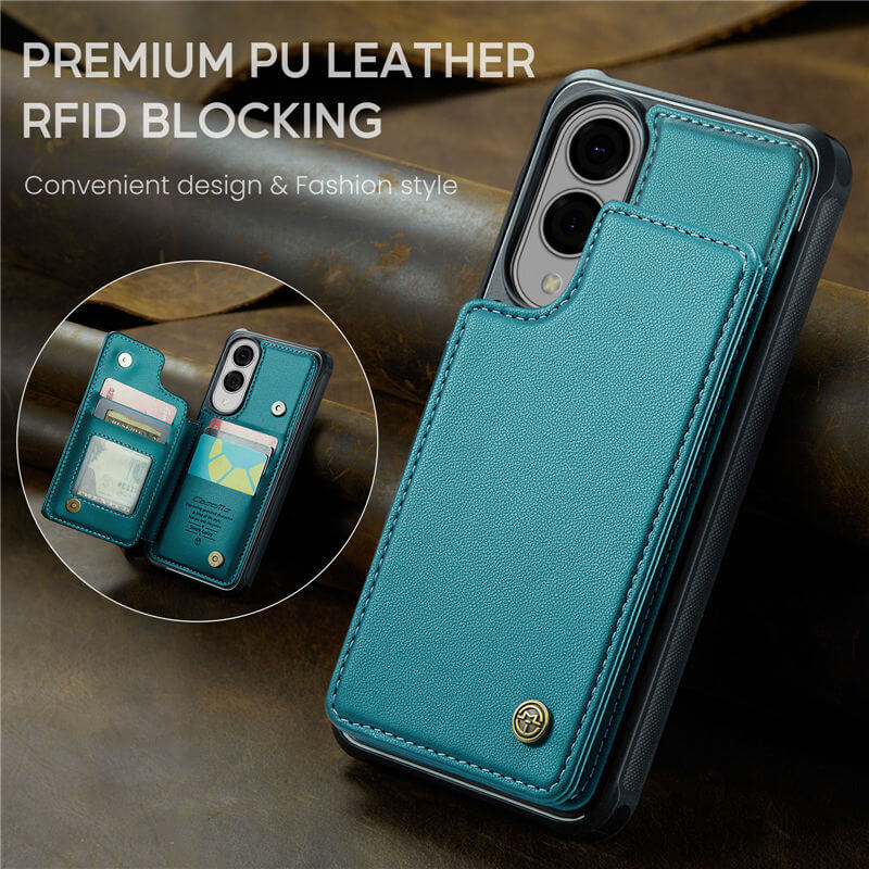 CaseMe Samsung Galaxy S25 Edge RFID Blocking Card Holder Case