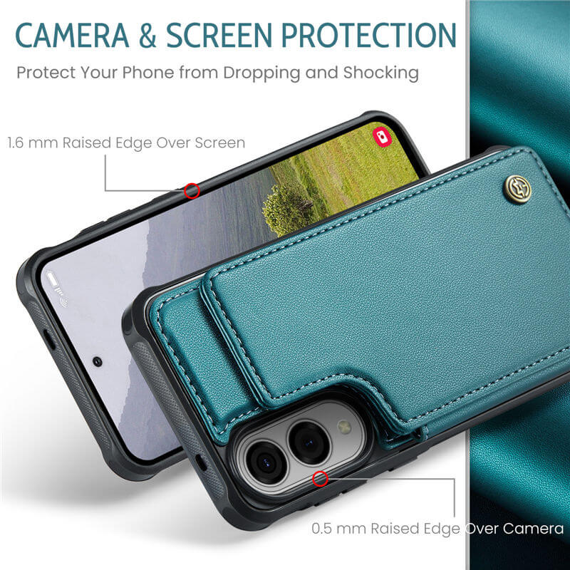 CaseMe Samsung Galaxy S25 Edge RFID Blocking Card Holder Case