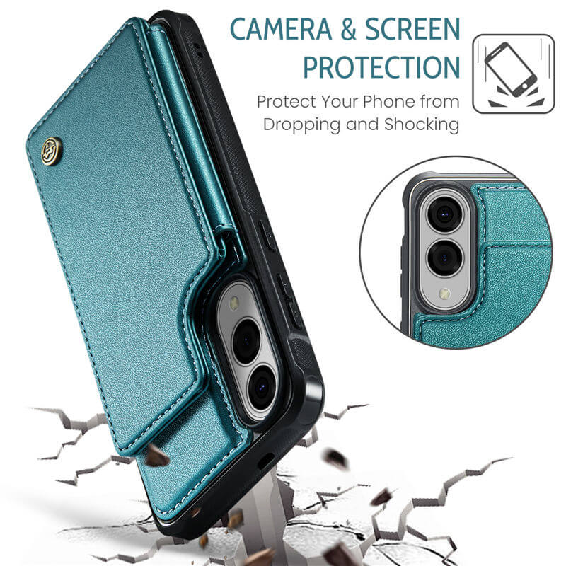 CaseMe Samsung Galaxy S25 Edge RFID Blocking Card Holder Case