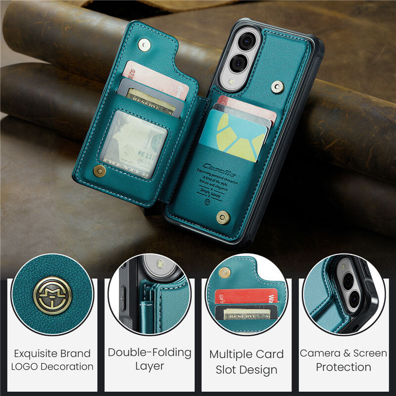 CaseMe Samsung Galaxy S25 Edge RFID Blocking Card Holder Case