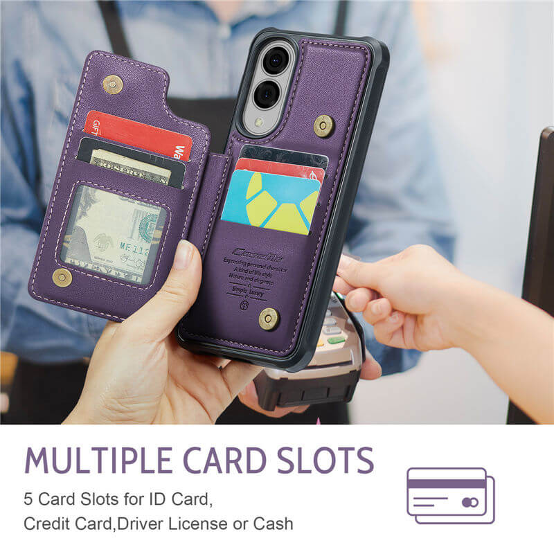 CaseMe Samsung Galaxy S25 Edge RFID Blocking Card Holder Case