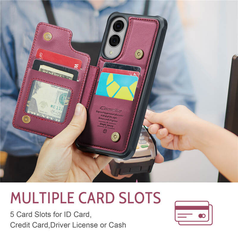 CaseMe Samsung Galaxy S25 Edge RFID Blocking Card Holder Case