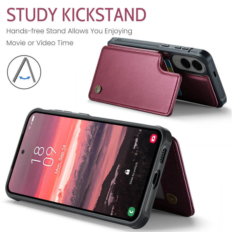 CaseMe Samsung Galaxy S25 Edge RFID Blocking Card Holder Case
