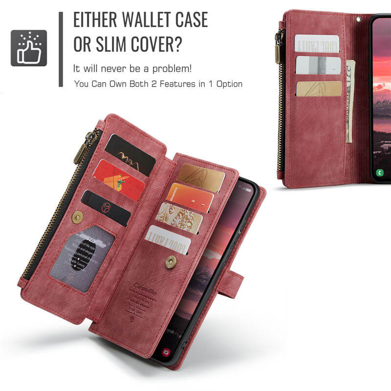 CaseMe Samsung Galaxy S25 Edge Wallet Case with Wrist Strap