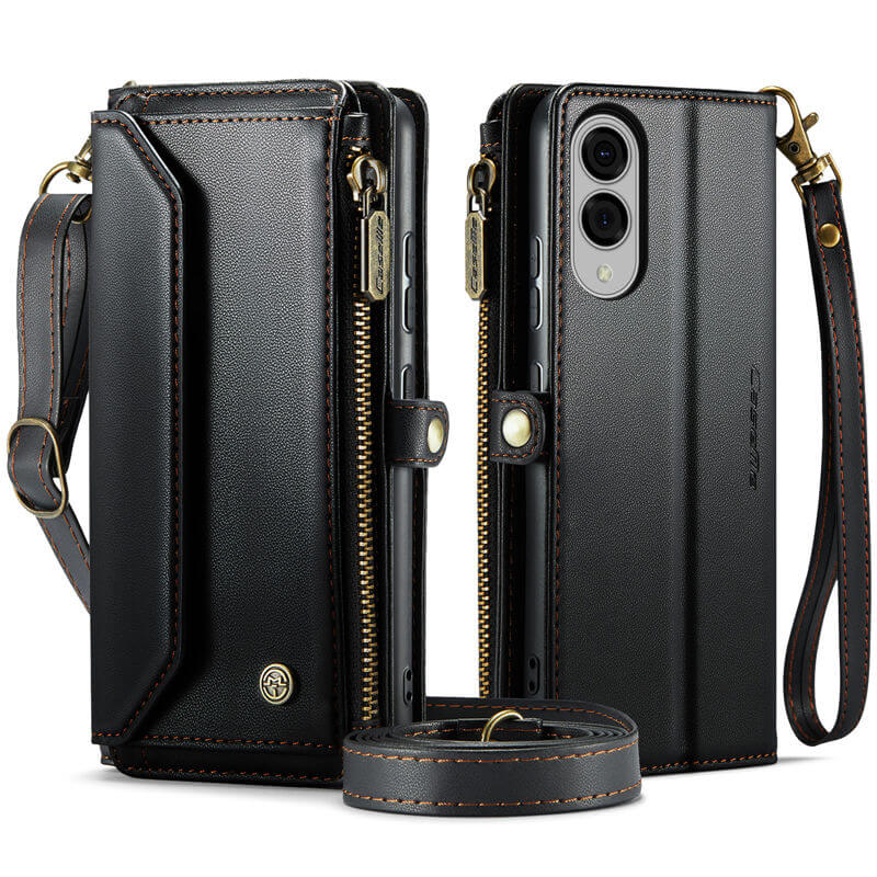 CaseMe Samsung Galaxy S25 Edge Wallet RFID Blocking Crossbody Phone Case