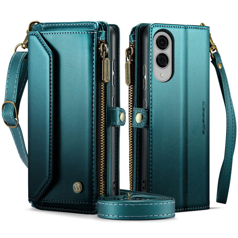 CaseMe Samsung Galaxy S25 Edge Wallet RFID Blocking Crossbody Phone Case