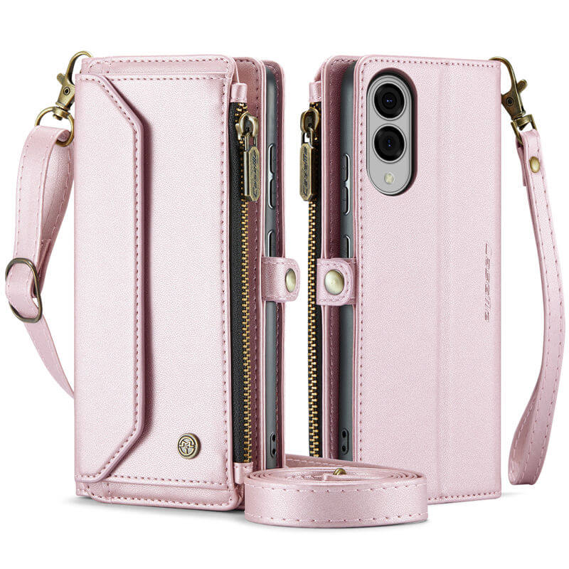 CaseMe Samsung Galaxy S25 Edge Wallet RFID Blocking Crossbody Phone Case